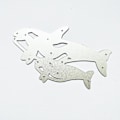 Miniatyrbild 3 av 5: Fisk Blommor Metall Stans Skärverktyg Skär Stenciler För Diy Prägling Papper Hy