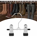 Miniatyrbillede 2 af 5: Justerbare støvleophæng med to clips, pladsbesparende støvle-strømpe-lommer til ophængning