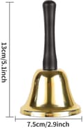 Handklocka - 75 mm monokrom handklocka (guld)