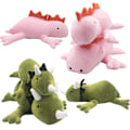 Miniatyrbild 1 av 2: Dinosaurie Viktad Dinosaurie Plyschleksak Mjuk Super Mjuk Docka 35cm/45cm#dmh00145cmRosa Dinosaurie