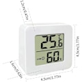 Miniatyrbild 5 av 5: 4 stycken LCD intelligent hygrometer, rums termometer, digital inomhus termometer för inomhusutrymmen