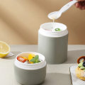 Miniatyrbild 7 av 8: 730 ml müsli-mugg to go-mugg, lunchkruka, läckagesäker yoghurtmugg to go med sked, lunchlåda för skola, kontor, utomhus (grön)