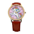 Miniatyrbild 1 av 2: Färgglad Pegasus Unicorn Cartoon Quartz Klocka Mode Barnklocka