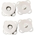 Miniatyrbild 1 av 5: Magnetiska snäpplås för sömnad - Silver (14mm), set om 50
