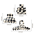 Pikkukuva 2 / 5: Checker Claws Kilpikonnan Kynnet Hiustenpidikkeet Naisille Liukumaton Pito Ristikko Design Hiustenpidikkeet Leuka 80-luvun Estetiikka Suuret Hiusten Tarvikkeet Tytölle