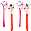 Pikkukuva 1 / 5: 4 kpl Ilmapallohevostikkuja, Balloon Pony Stick jouluun, hevosteemainen syntymäpäiväjuhliin