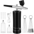Miniatyrbild 3 av 3: 1 Set Trådlös Airbrush Kit Airbrush Kompressor Nagel Airbrush Maskin Airbrush Färg Kit