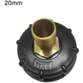 Miniatyrbild 2 av 3: Snabbkopplingsnippel för 1000 liters tank, multitankkoppling, mässingsslanganslutning, Ibc tankadapter