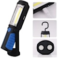 Miniatyrbillede 4 af 5: Genopladeligt Led arbejdslys med magnetisk ledningsfri Cob Led lommelygte Batteriinspektionslys