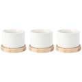 3-pack Keramiska Blomkrukor