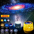 Miniatyrbillede 2 af 5: LED projektor stjernehimmel lys LED projektor lys nat lys børnegave 6 film LED projektor stjernehimmel lys