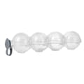 4-håls isbollform transparent DIY plast rund isbitmaskin form bar festtillbehör