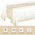 Miniatyrbild 3 av 5: Bordsduk [4-pack] Vattentät födelsedagsbordsduk, rektangulär bordsduk 137 X 274 cm
