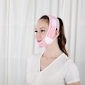 Miniatyrbild 2 av 3: Bandage Lifting Firming Small V Face Paste Embedding Double Chin Decree Pattern Men And Women Sleeping Mask Pink