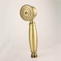 Miniatyrbild 5 av 5: Nostalgisk retro blommmunstycke duschhuvud - mässing guldpläterad (guld mikrofon handdusch)