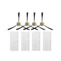 Miniatyrbilde 1 av 5: 4 sidebørster + 4 HEPA-filtre til robotstøvsuger M210 Pro M1 M201/m501a/m571/t700 tilbehør