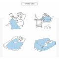 Miniatyrbild 3 av 4: Bomullssoffa Överdrag Stickad Soffa Överdrag Soffa Överdrag Soffa Överdrag Bord Skåp Möbler Anti-T Ram Beige 90x150cm