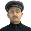 Miniatyrbild 3 av 4: 10 st Ögonbryn och Mustasch Set, Stick-on Mustasch och ögonbryn för män, kvinnor och barn