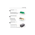 Miniatyrbillede 5 af 5: 2 stk. RJ45 Ethernet-kobler netværksadapter hun til hun afskærmet 8P8C til Cat6/Cat5e Ethernet-kabelforlængelse (pakke med 4)