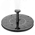 Miniatyrbild 1 av 4: Solcellsfontän 16 cm solcellsfontän vattenpump utomhusträdgård klassisk rund vattenflytande vattenlandskap bad bad