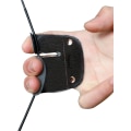 Miniatyrbild 1 av 5: Bågskytte finger skyddsplatta dubbla lager läder skyddsutrustning recurve bågskytt
