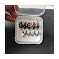 Miniatyrbild 2 av 5: Sequin Lure Bait Konstgjord Flugkrok -objekt Fiske Set Insektkrok Fiskeutrustning Tillbehör