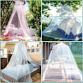 Miniatyrbillede 5 af 5: Myggenet til seng, Voksen Pige Seng Himlen Pink Tulle, Enkelt Seng Foldbar Myggenet Seng Himlen