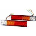 Miniatyrbild 5 av 5: 2 st LED-lampor bakre backljusindikator 20 lysdioder 12V 24V hög luminans för bilar (utgåva: 12V)