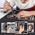 Miniatyrbild 3 av 4: 115 i 1 mini precisionsverktygssats, lämplig för elektroniska produkter, bärbara datorer