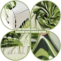 Miniatyrbild 2 av 4: 4-pack stolskydd stretch stolskydd modern elastisk heminredning stolskydd för universell passform (gröna blad)