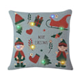 Miniatyrbild 1 av 3: Julbelysning LED Kuddfodral Heminredning Kuddfodral Soffa Blinkande