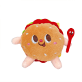 Miniatyrbild 1 av 2: Hänge-plysch leksak Hamburger skolväska prydnad nyckelring Tecknad Ragdoll DollE