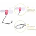 Miniatyrbillede 4 af 5: Mini USB-ventilator 4-pak bærbar fleksibel ventilator køler til stationær pc-computer