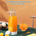 Miniatyrbild 4 av 5: Bärbar elektrisk juicer mixer hem USB trådlös laddning mini juicing handhållen smoothie-maker-4