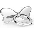 Pikkukuva 1 / 5: Puhelinrengaspidike ja kädensija 360° säädettävä sormimetalliteline autoteline universaali iPhone-älypuhelimille tableteille Xr Xs Max 8 7 6 6s 5s Plus