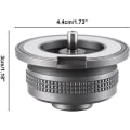Miniatyrbild 2 av 5: Gasflaskadapter för campingspisanslutning är lämplig för utomhuspicknick, vandring inomhus och magnetsug