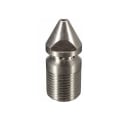 Miniatyrbillede 2 af 4: Højtryksrenser afløbscylinder Kloak Roterende rensedyse 9 dyser 3/8" hangevind 4,5MM 1 stk.