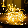 Miniatyrbild 1 av 5: Batteridrivna LED-ljusslingor, julgransljus koppartrådsljusslinga för födelse
