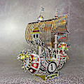 Miniatyrbild 2 av 4: 3d metall pussel piratskepp laserskärning Färgglad modell båt gör det själv hantverk presentleksak-4（silver）