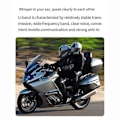 Miniatyrbild 5 av 5: Motorcykel Bluetooth-hjälm Intercom Universell Parning Headset Cnc Brusreducering För Halvhjälm Silver