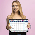 Miniatyrbild 4 av 5: 2021 Skrivbords kalender med anteckningar och julianska datum Jan 2021 Tjockt papper med färgglada