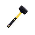 Miniatyrbillede 1 af 4: Sort gummihammer/hammer (længde 260 mm)