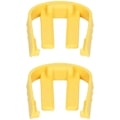 Miniatyrbillede 1 af 5: 2 stk. C-klips hurtige stik, trykvaskepistol udskiftning C-klips til Karcher K2 K3 K7 biltrykvaskpistol (gul)