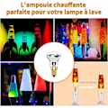 Miniatyrbillede 2 af 5: 25W E14 Lava Lampe Pære R39 Reflektor Pære Glødepære 25W E14 R39 Lava Lampe Pære (4 stk) [Energiklasse A++]