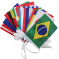 Miniatyrbild 5 av 5: 2022 Qatar VM 32 Länder Flaggor Vimpel Banner Bar Fest Dekorationer