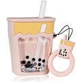 Miniatyrbillede 3 af 4: Til Airpods 1&2 Etui, Sød Tegneserie Mad Blød Silikon Airpod Dæksel, 3d Sjov Kawaii Sjov Cool Nøglering Design Hud Etuier Ring Skinnende Bling Til Piger Børn