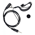 Miniatyrbild 5 av 5: G-formad öronkrok mikrofon öronmussla headset för Yaesu radio Vx-6r 1 stift