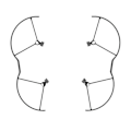 Miniatyrbild 1 av 4: Propellerskydd Propellerblad Skyddsring Skydd För Mavic 3 Classic