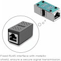 Miniatyrbillede 3 af 5: 2 stk. RJ45 Ethernet-kobler netværksadapter hun til hun afskærmet 8P8C til Cat6/Cat5e Ethernet-kabelforlængelse (pakke med 4)