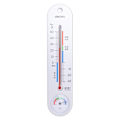 Miniatyrbild 1 av 5: Stor lång utomhustermometer - Väggmonterad inomhus- eller utomhustermometer med färgkodade zoner
